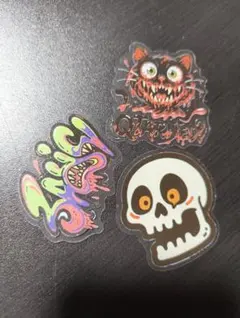 ホログラム スケートボード ステッカー風カードセット