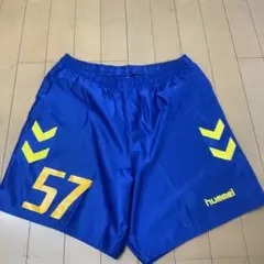 X1508 ブルー O HUMMEL スポーツ　ショートパンツ　ハーフパンツのサムネイル