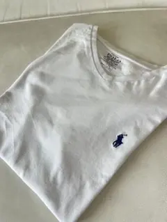 Polo Ralph Lauren ホワイト Vネック Tシャツ XS