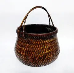 方円流野点用竹編み茶籠 - メルカリ