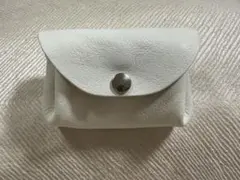 ハンドメイド　本革アコーディオンポーチ