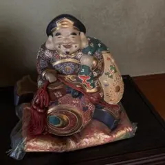 アンティーク約100年前瞳やおでこ、笑顔が美しく着物が素敵な金運