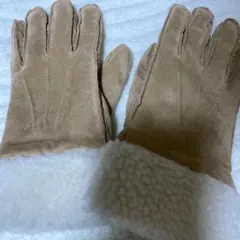 レディース　ムートン調手袋