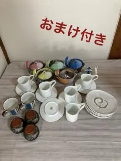 Adam &Eve カップ&ソーサー5客と食器色々