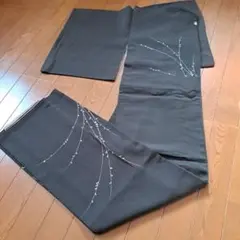 黒枝模様訪問着