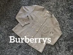 【希少】Burberrys バーバリー チェック　シルク　ヴィンテージパール古着のサムネイル