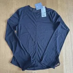 UNIQLO シアークルーネックT ブラック