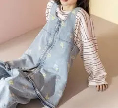 ニコアンド　デニム　新品タグ付　サイズL