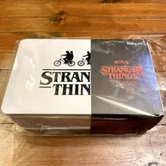3COINS STRANGER THINGS ブリキ缶 白