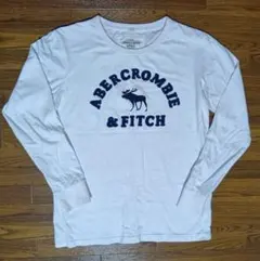 Abercrombie & Fitch ホワイト長袖カットソー