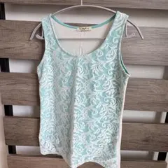 レースデザイン タンクトップ サイズ38