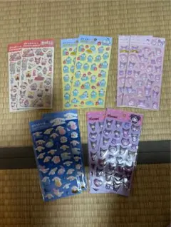 【ラスト１点】ダイソー DAISO ぷくっとシール 10点セット サンリオ