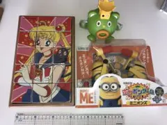 セーラームーン 積み木&ミニオン ポカポンゲーム＆おもちゃ3セット