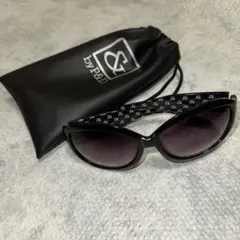 by P&D サングラス ロゴ柄 ブラック 袋付き 高見え