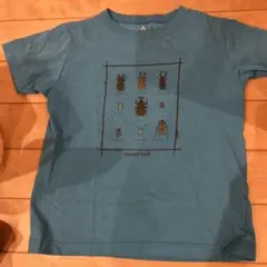 mont-bell 昆虫デザイン Tシャツ 青