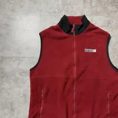 【USA製】90s BIG DOGS ワンポイント　XLサイズ　フリースベスト