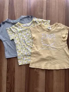 80cm 半袖シャツ 3枚セット