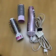 ione カールドライヤー ピンク 2種ブラシヘッド付き