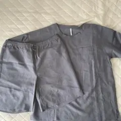 グレー コットン混紡 ルームウェア L