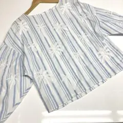 グレースコンチネンタル ヤシ刺繍ブラウス 36のサムネイル