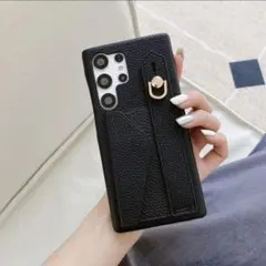 【在庫処分の為最終値下げ❣️】スマホケース バンド付き 黒 ✨ 男女兼用　21