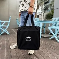 大容量♡LUSSO SURF ビッグスクエアトートバッグ　ブラック　ロンハーマンのサムネイル