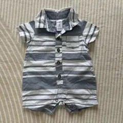 Carter's ベビー ボーダー ロンパース 3M