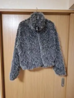 【JEANASIS】 MIX カラーファーブルゾン