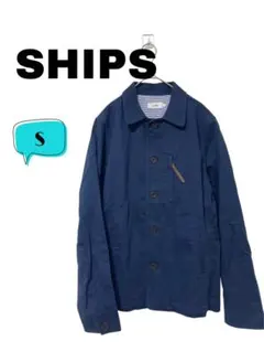 SHIPS シップス　ネイビー ジャケット Sサイズ