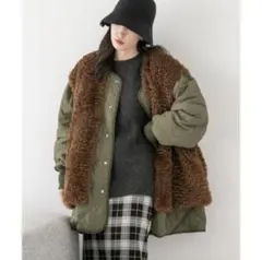 ボアベスト＆ブルゾン２Ｐセット