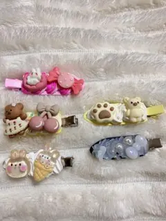 うさぎ 耳垂れうさぎ ロップイヤー レジン ピンバッジ チャーム