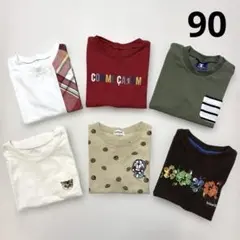【6枚まとめ売り】90cm 半袖Tシャツ コムサイズム チャンピオン他