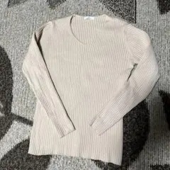 URBAN RESEARCH Vネックリブ長袖トップス