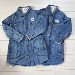 Lee デニムジャケット 120サイズ　2着セット
