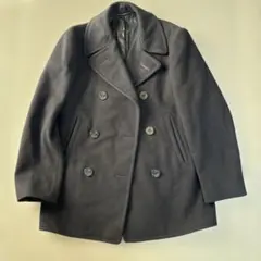 50s VINTAGE U.S.NAVY Pコート ウールコート ネイビー 古着のサムネイル