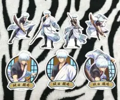 銀魂 キャラポップストア 坂田銀時 ダイカットステッカー 7種② バラ売り❌️