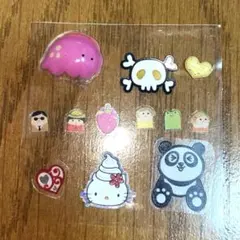 ぷっくりシール　おすそ分け　キャラクター