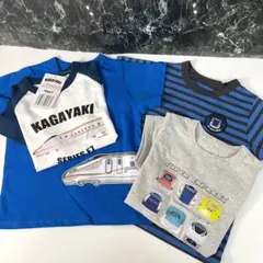 JR 新幹線 かがやき 半袖 4枚セット 100 Tシャツ KAGAYAKI