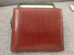 ポールスミス　赤茶　二つ折り財布