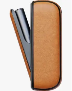 新品⭐️ IQOS ILUMA ケース ドアカバー PUレザー ブラウンイエロー