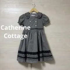Catherine Cottage★ドット柄ワンピース 130 レース 可愛い