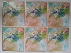 プロセカ　プロジェクトセカイ　VOCALOID　鏡音リン　色紙6枚まとめ売り