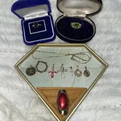 M*A様 遺品整理 ゴールド系 アクセサリー まとめ