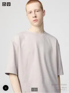 エアリズムコットンオーバーサイズTシャツ/5分袖