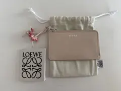 【ロエベ】コインカードホルダー　日本限定　デイジー　花　ピンク　LOEWE