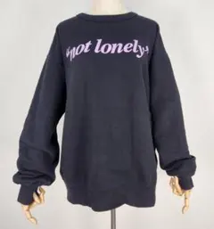 希少L★not lonely 12.4オンスヘビーウエイトクルーネックスウェット