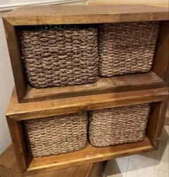 木製ラック・ウッドラック Herringbone Wood Box Vintage Wooden Herringbone Wood Box Vintage Wooden - メルカリ