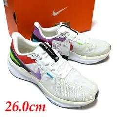 新品　箱あり　26cm　ナイキ　エアズーム ストラクチャー25 SE ホワイト