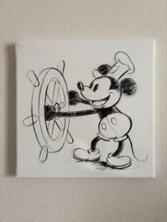 ミッキーマウス アート 文化刺繍キット 昭和レトロ mickey ディズニー