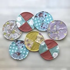 在庫処分！花柄等コースター色々７個まとめて